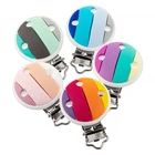 TYRY.HU 1 шт.лот силиконовые детские зажимы для соски, изготовление ювелирных изделий, держатель для соски для успокоения, для фотоинструментов, несколько цветов