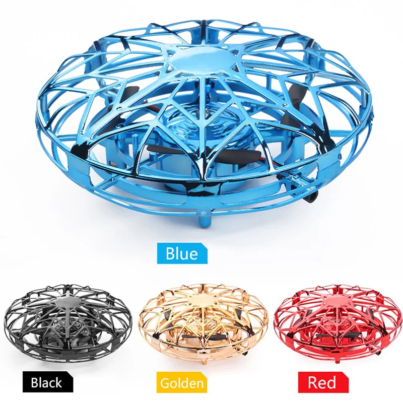 

2021 NEW Mini Helicopter RC UFO Dron Aircraft Hand Sensing Infrared RC Quadcopter Electric Induction Toys for Children Drone