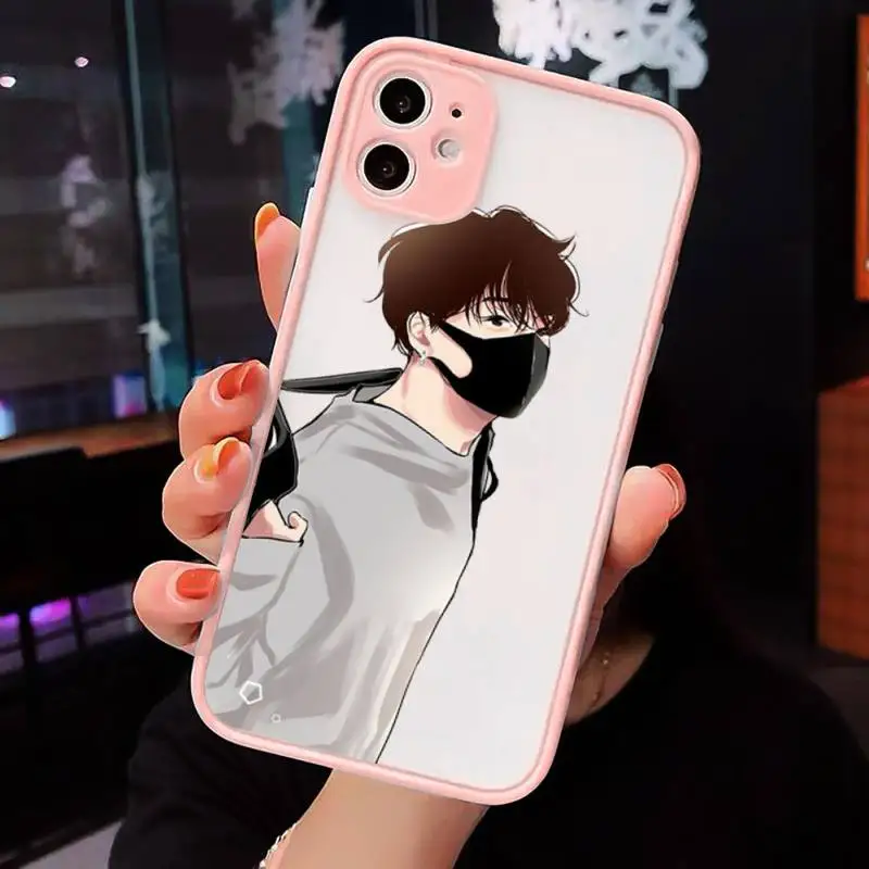 

Agust D Suga Cartoon cool comics Phone Cases Matte Transparent for iPhone 7 8 11 12 s mini pro X XS XR MAX Plus cover funda