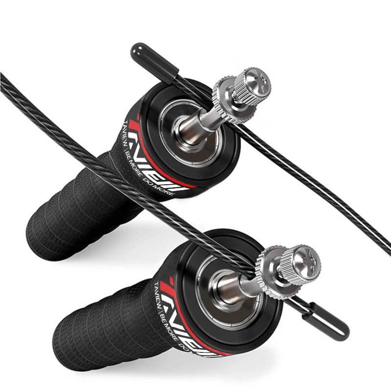 Скорость пропуска Crossfit скакалка тяжелые скакалки Шариковые подшипники для MMA