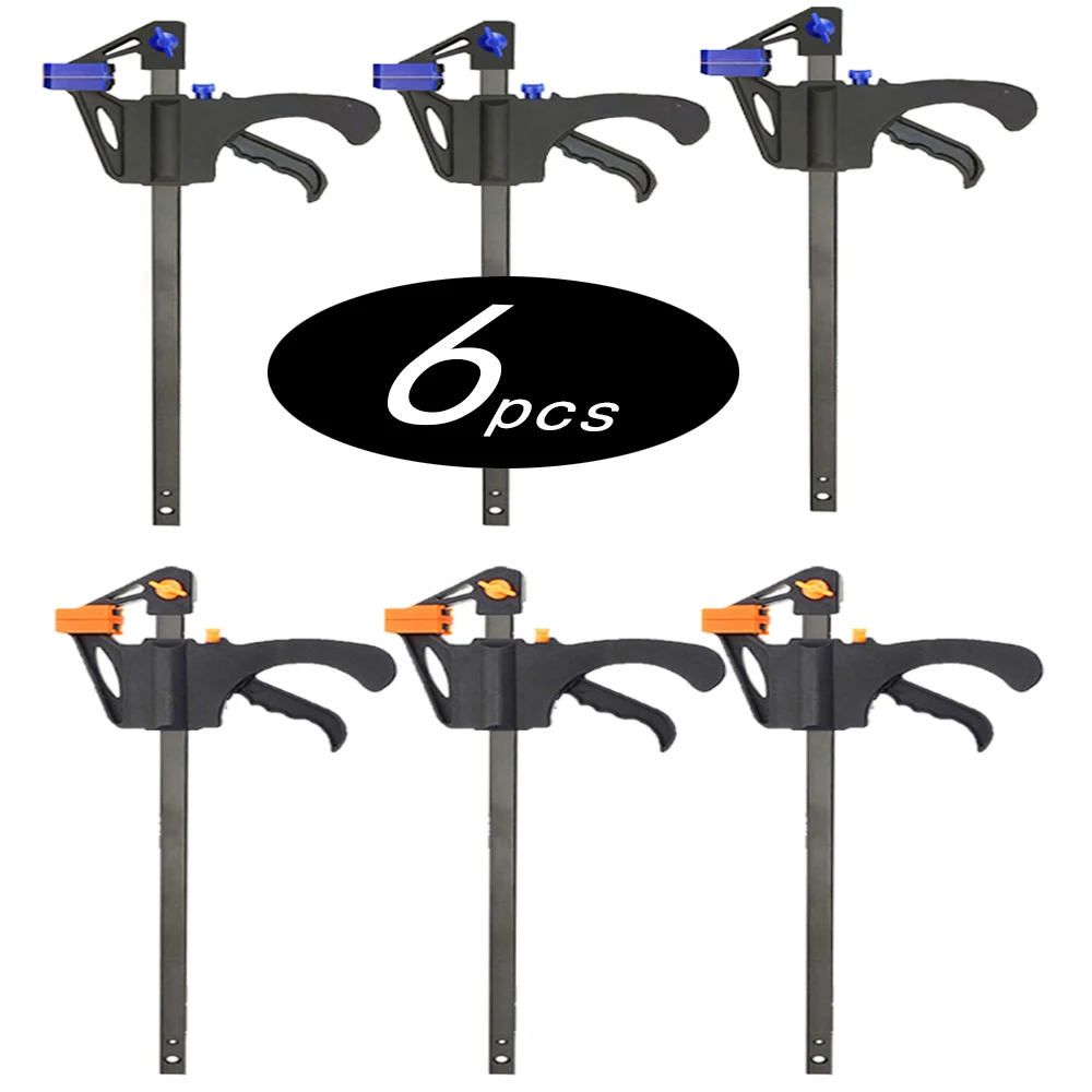 Зажимы для деревообработки 6/6 дюймов три вида цветов |