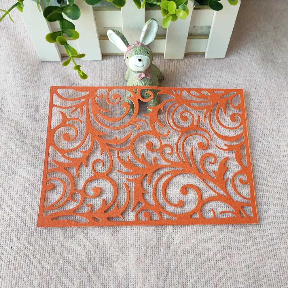 

New bottom plate Floral pattern background pattern metal cutting die, paper handicraft scrapbook card DIY decoration