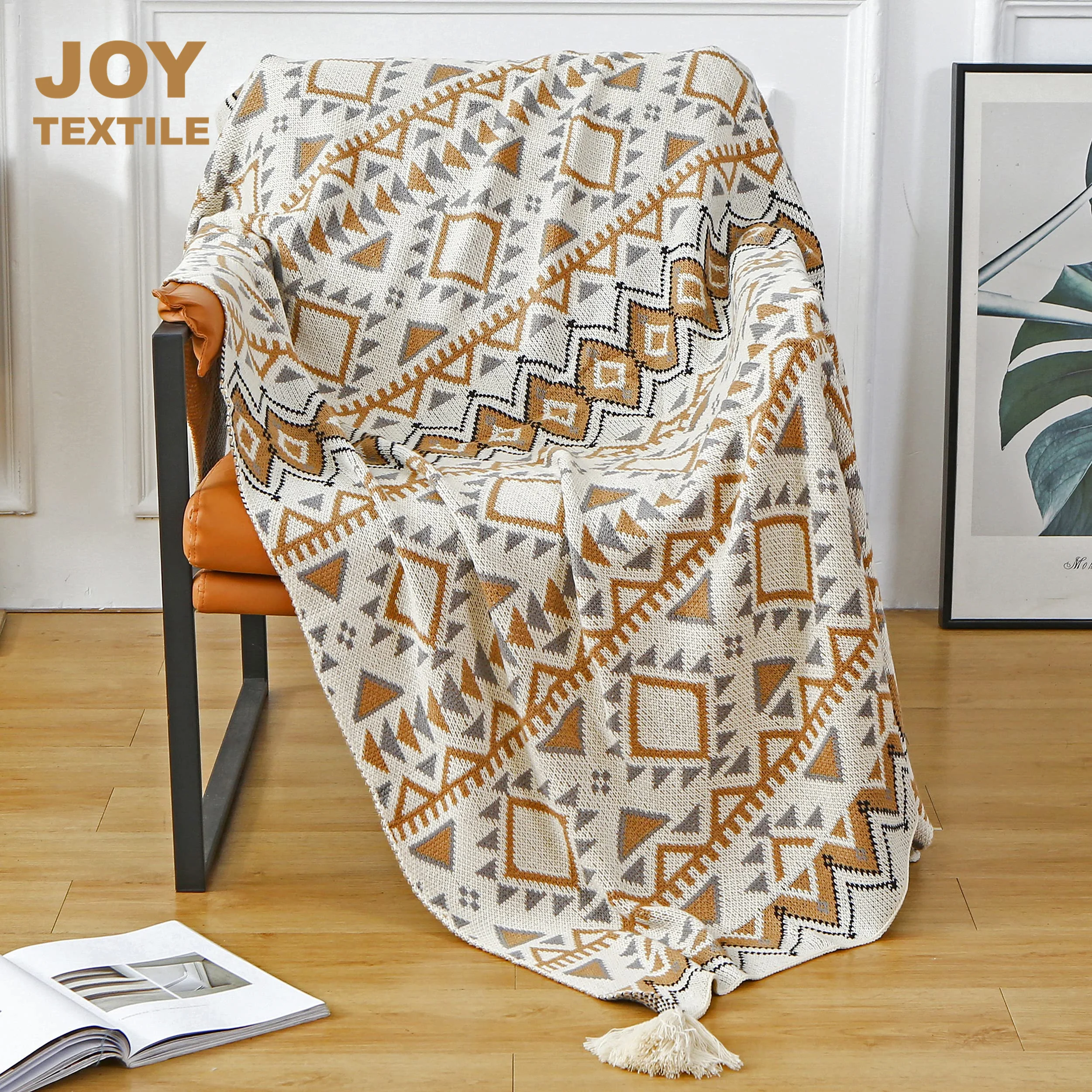 

Плед Navajo, винтажное плетеное одеяло с кисточками в стиле бохо, мягкое легкое декоративное одеяло для дивана и кровати