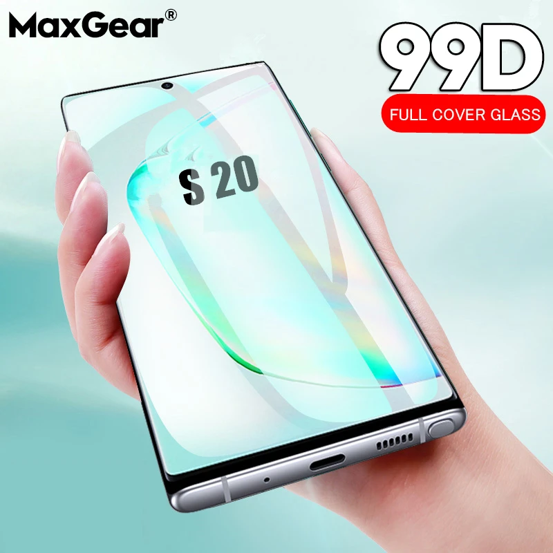 Закаленное стекло для Samsung S20 S10 S8 S9 Plus полное покрытие Защита экрана Galaxy S10e Note9 Note 8