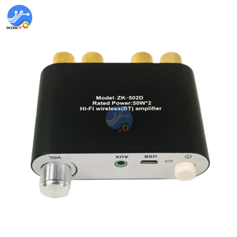 Плата усилителя звука TPA3116D 50WX2 Bluetooth 5 0 модуль 2 двухканальная стерео класса d