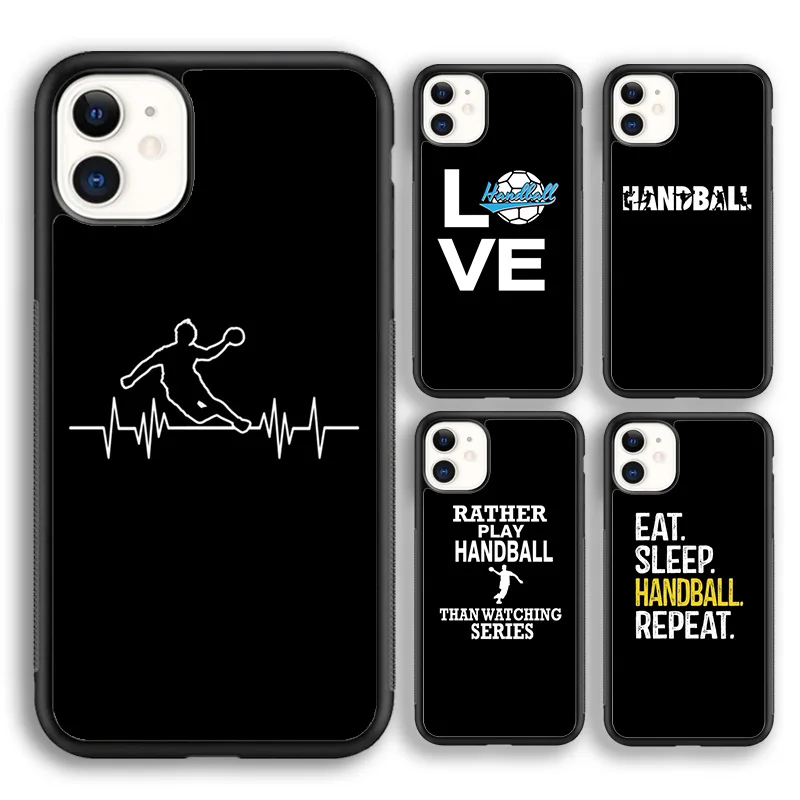 Стильный мягкий чехол krajew для телефона с играющим в гандбол для iPhone 14 5 6s 7 8 plus X XR XS 11 12 13 pro max Samsung S21 S22ultra