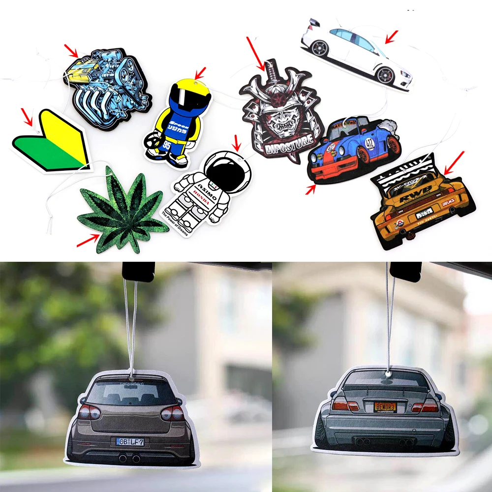 JDM Style Mirrow освежитель воздуха твердый бумажный декор Япония Германия модели