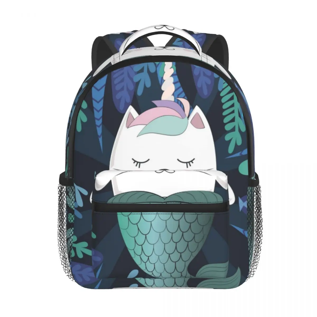 2022 Children Backpack Toddler Kids School Bag Fun Magic Cat Unicorn Mermaid Kindergarten Bag for Girl Boys