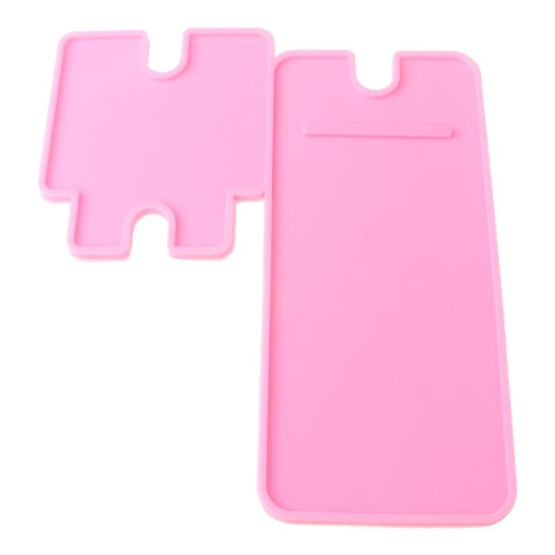 

1 Set DIY Mobile Phone Stand Epoxy Resin Mold Cellphone Holder Silicone Mould J78F