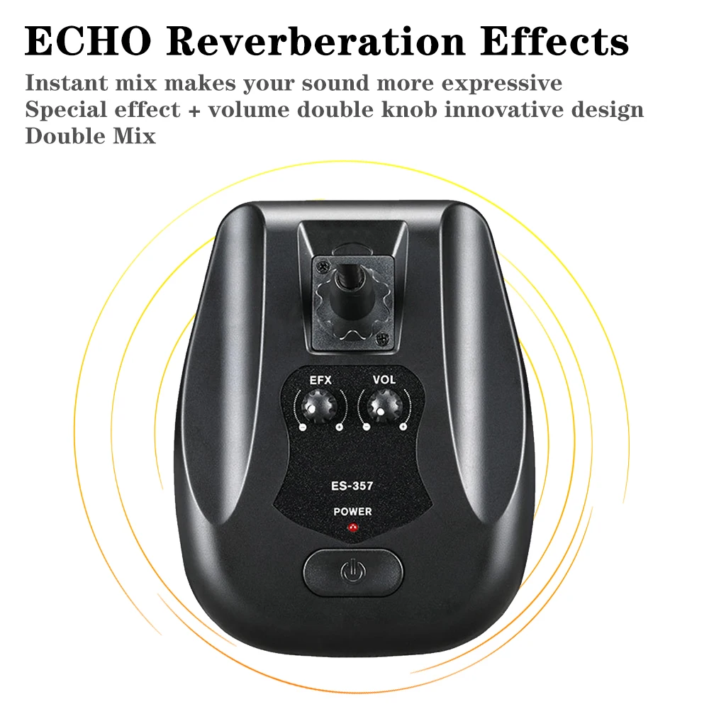 Профессиональный Настольный конденсаторный микрофон XTUGA ES357 с реверберацией и