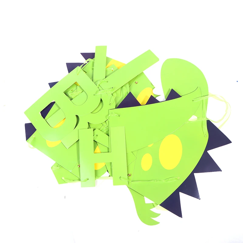 

Green Assembled Dinosaur Happy Birthday Party Supplies Home Decorations