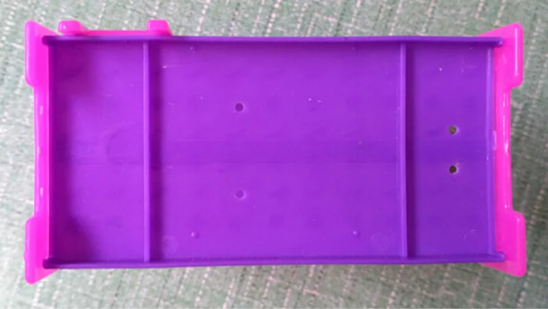 

1 Set Plastic Bed For Doll Mini Kelly Doll Play House Accessories Gifts Toy For Girl Birthday Gift