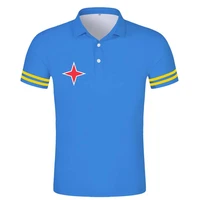 aruba polo shirt free 3d custom made name number logo aw clothes tees abw country polo shirt dutch nation island flag tops