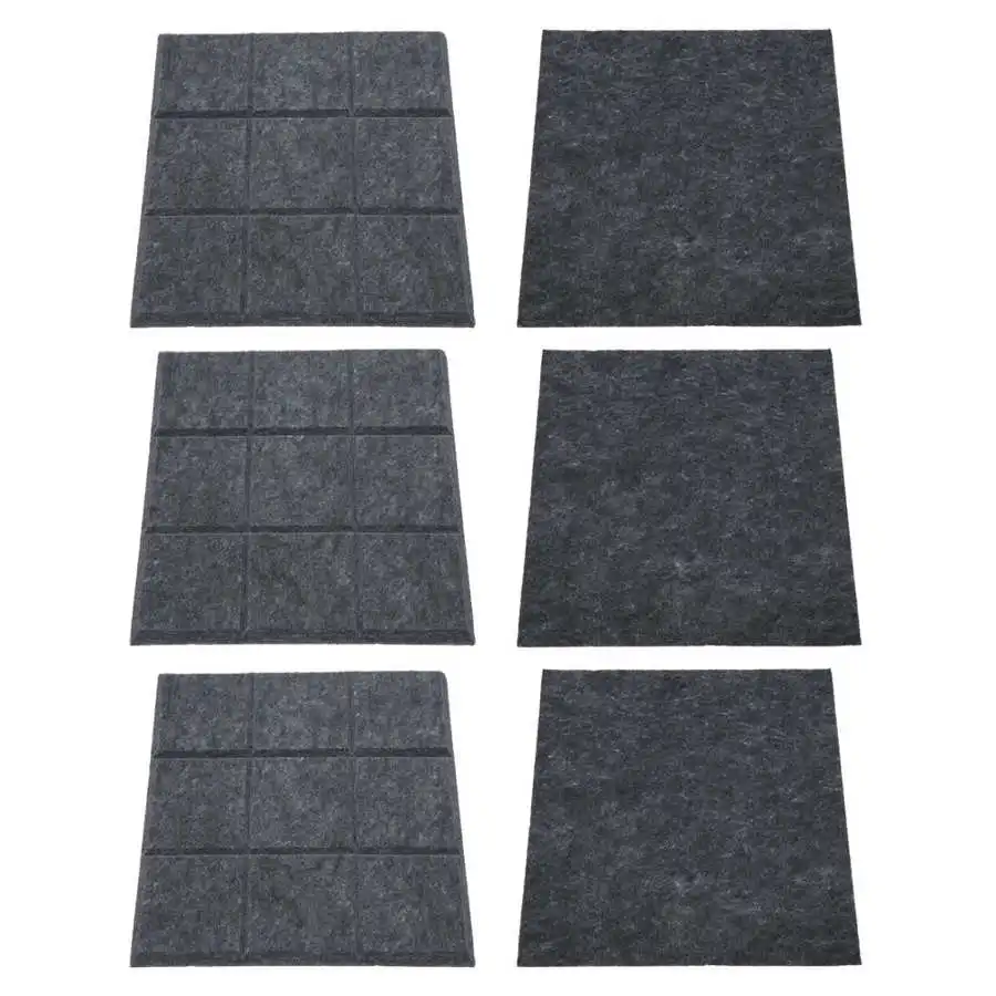 6 шт. звукопоглощающие войлочные небольшие звукоизоляционные панели для