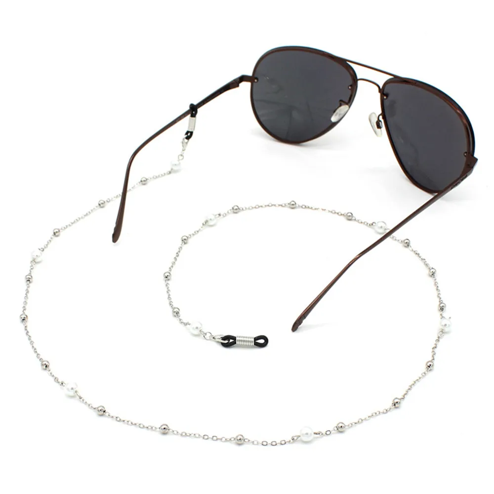 1 шт. женские модные винтажные металлические солнцезащитные очки цепочка с