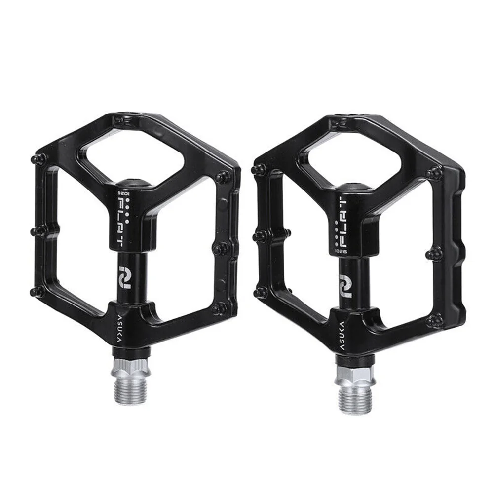 

Road Bike Pedals Mountain Wide Flat Platform MTB Aluminum Sealed Bearing