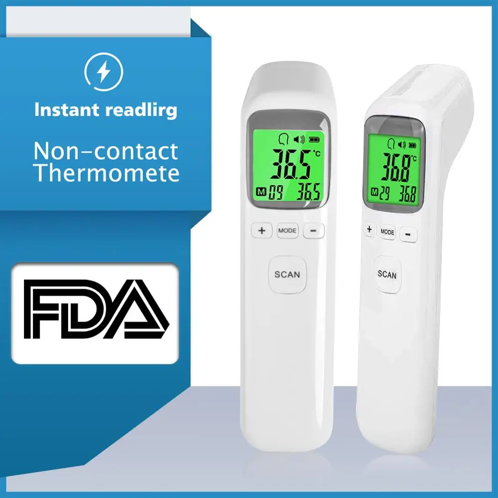 

1pc Baby Non-contact Infrared Thermometer Baby Adult Infrared Temperature Meter Digital Temperature Gun LCD Display Thermometer