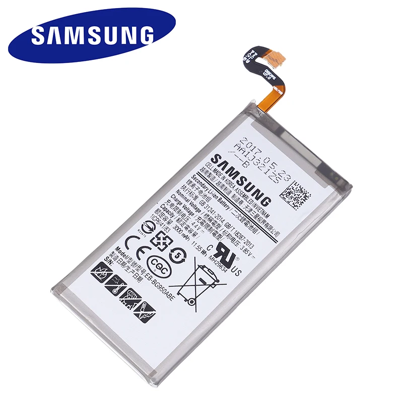 EB BG950ABE оригинальный Батарея для Galaxy S8 SM G9508 G950F G950A G950T G950U G950V G950S Аккумуляторы