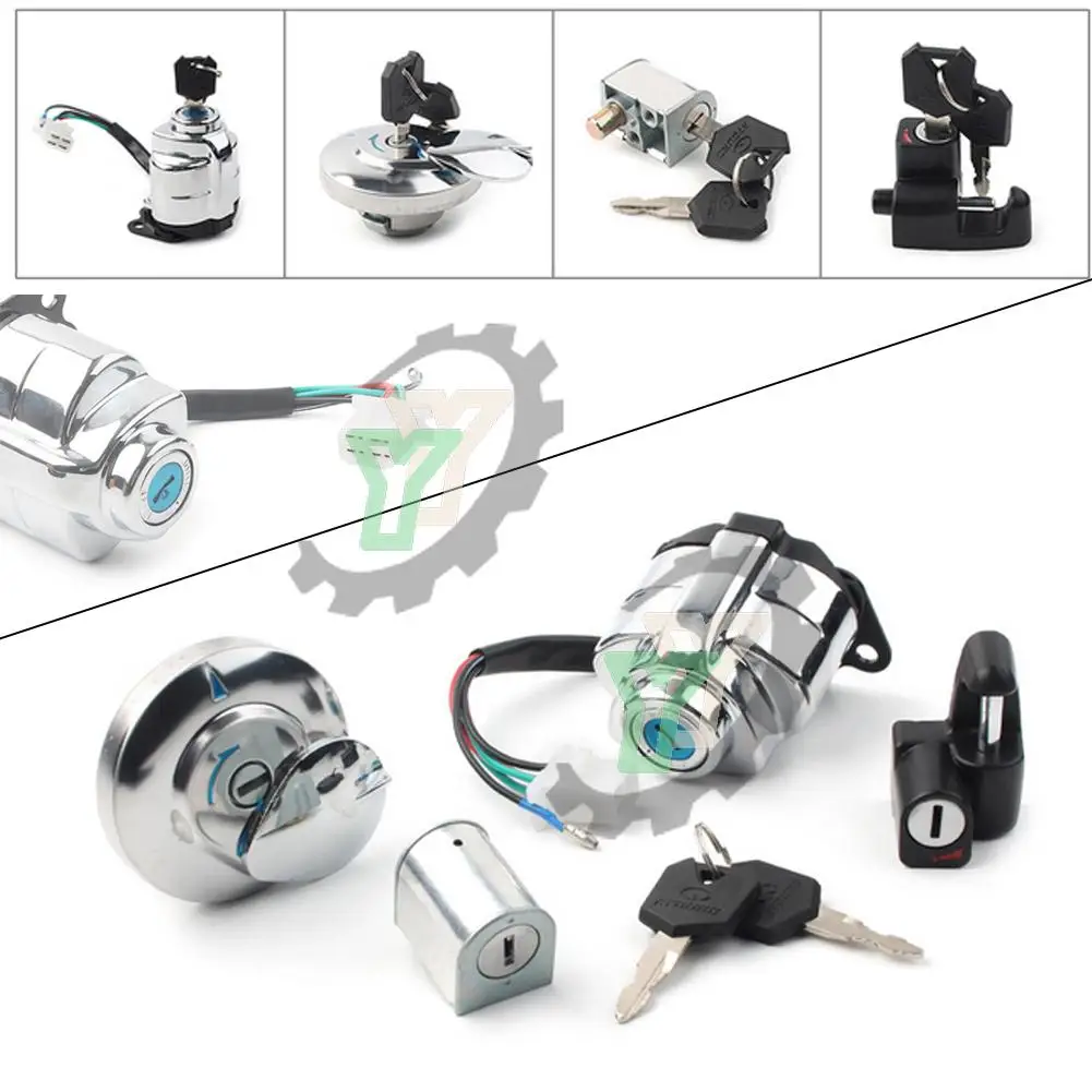 Крышка топливного бака мотоцикла переключатель зажигания сиденья старт замок