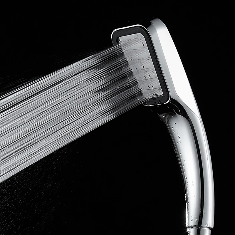 

Shower Head 300 Holes Water Saving One Key To Stop Water Nozzle High Pressure Rainfall Shower Head Water Saving Bathroom New