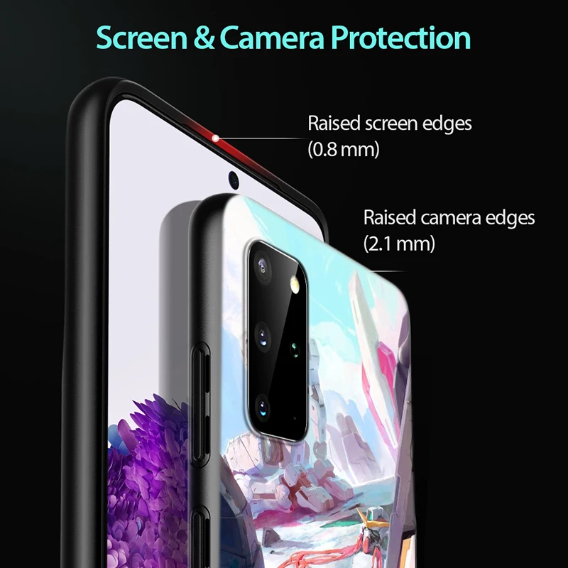 

Anime Gundam Silicone Phone Cover For Samsung Galaxy S20 Ultra Plus A01 A11 A21 A31 A41 A51 A71 A91 Phone Case