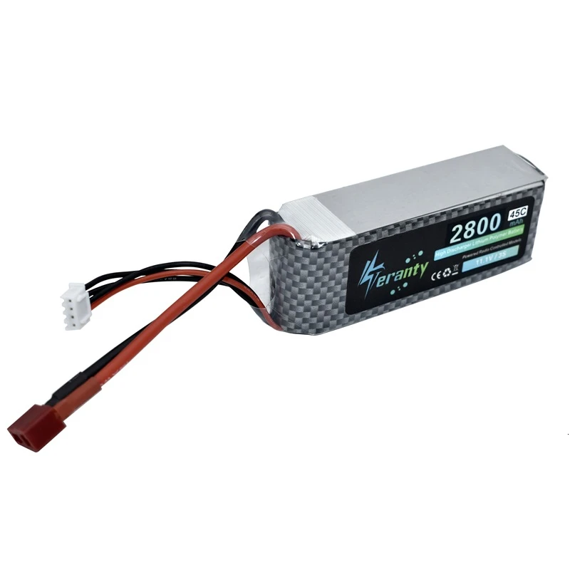 Teranty Power 11 1 v 2800maH 45C Lipo Batterry для радиоуправляемого дрона лодки автомобиля Цитата
