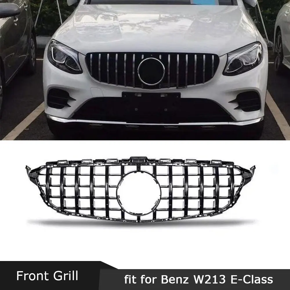 ABS передний бампер сетка гриль подтяжку лица крышка для Mercedes Benz W213 C238 E200 E250 E300 E320 E350 AMG- GT стиль решетка