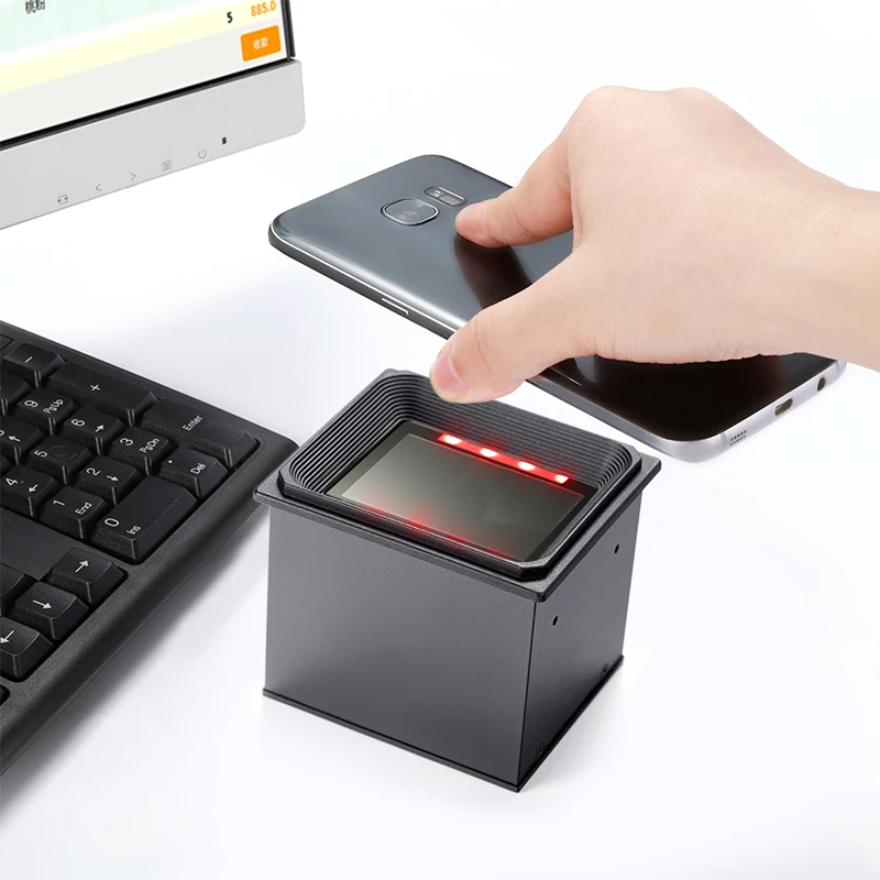 High performance version 2D Fixed mount scanner EP3000 Pro Red LED access control kiosk vending | Компьютеры и офис