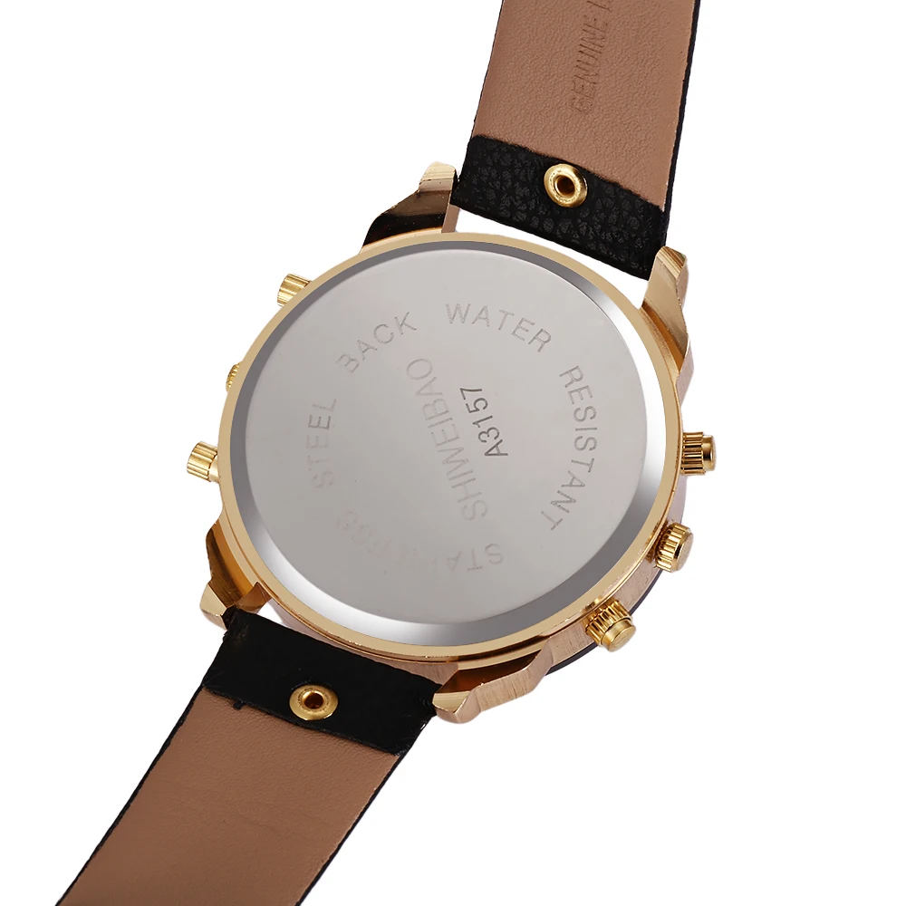 

Sports Big WatchWrist Fashion Cool Military Men's Quartz Watch Two Time Date Display Luxury Casual Watch Clock Relogio Masculino