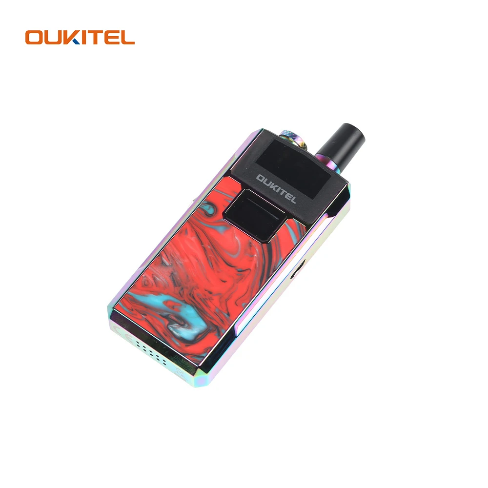 Оригинальный комплект Oukitel Bison Vape встроенный аккумулятор 1000 мАч 2 мл пустой Pod 0.6ohm