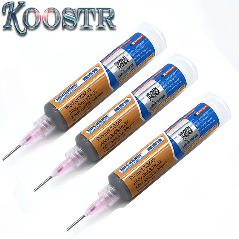 Новейшая 3 комплекта/партия 10CC паяльная паста механик флюс XG Z40 с шт бесплатно