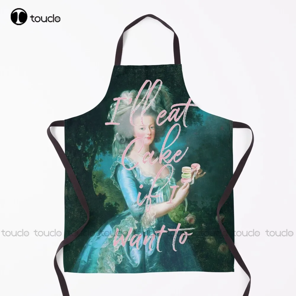 

New Marie Antoinette I'Ll Eat Cake If I Want To Apron Pink Apron Unisex