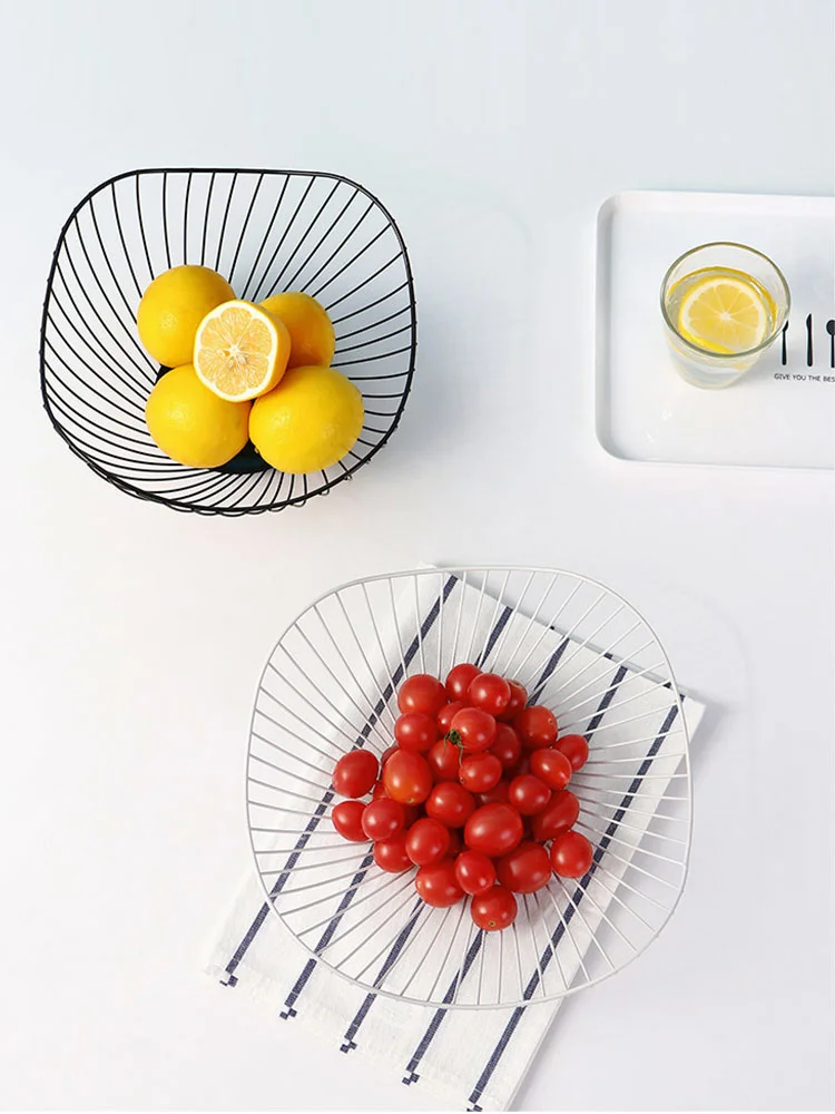 

Modern Artist Nordic Home Tablewares Metal Dry Fruit Plate For Baby Snack Fruit Bowl Iron Crafts frutero metalico