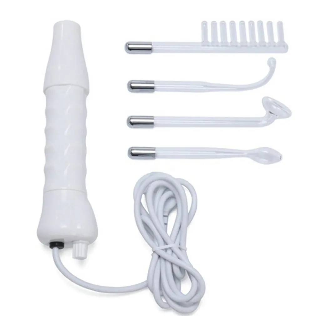 

Electrotherapy Wand Glass Tube Comb High Frequency Bactericidal Acne Spot Remover Hair Facial Spa Beauty Care White Skin Care