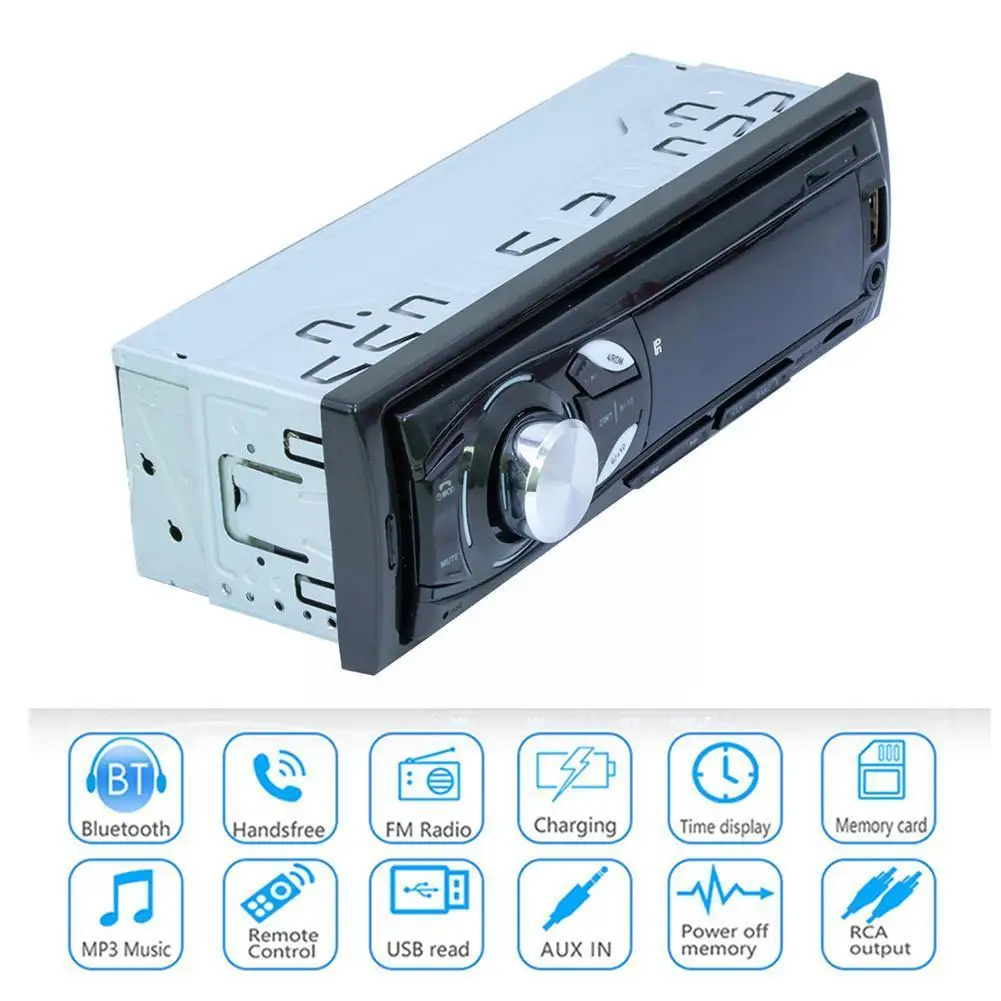 Автомобильный стереоприемник 1din автомобильные радиоприемники 12 В Bluetooth