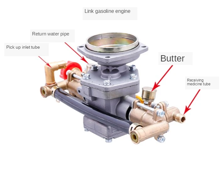 Моторизованный опрыскиватель высокого давления однофазный садовый распылитель