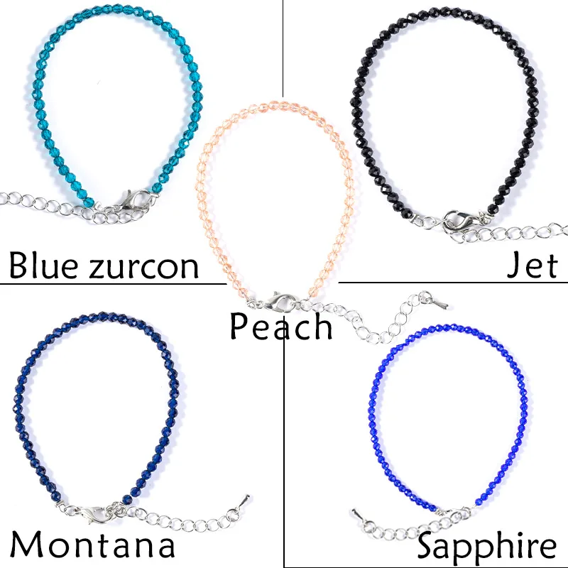 

10 Colors Bicone Crystal Glass Beads Strands 3mm Briolette Rondelle Beads Faceted Spacer Beads for Craft Jewelry Bracelet Making