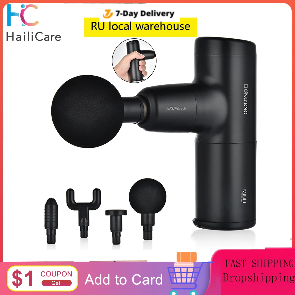 

Electric Massage Gun High frequency Deep Tissue Neck Body Back Muscle Massager Relaxation Pain Relief Exercise Slimming Body