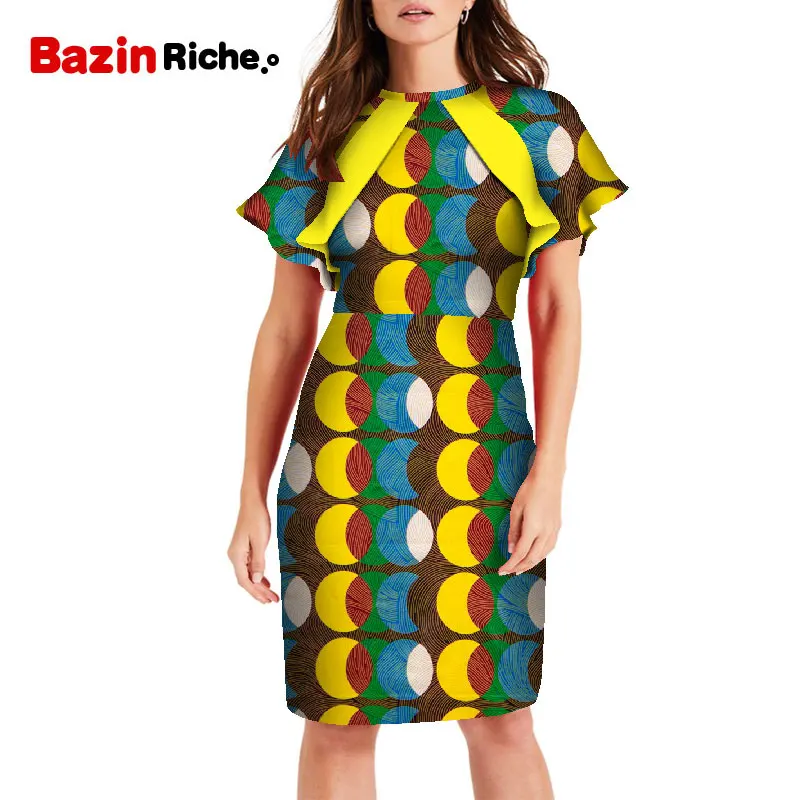 

African American Clothing Lady Girl African Batik Dresses WY6903