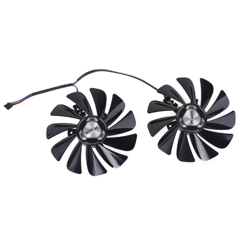 

2pcs/set 95mm FDC10U12S9-C GPU Fan For XFX RX 5600 5700 XT RAW II Graphics Card
