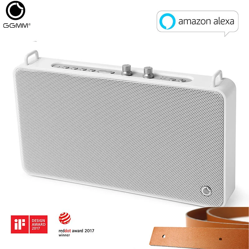 Портативный Bluetooth динамик GGMM E5 HD колонка с сабвуфером 6 драйверов AUX Wi Fi 20 Вт 15