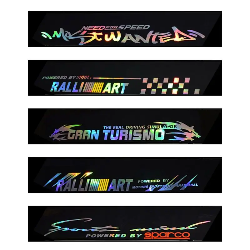 Светоотражающие буквы наклейки на переднее стекло автомобиля bmw ford focus Mazda модный