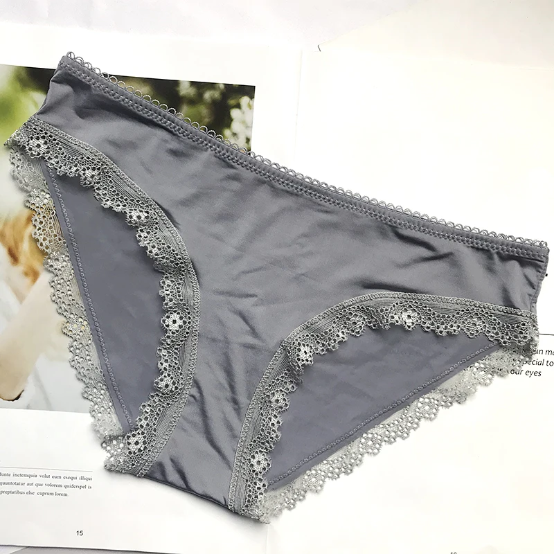 Шелковое бесшовное белье со льдом женское французское сексуальное ультратонкое