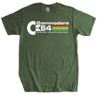 Новая модная футболка хлопковые футболкикоттоновые футболки крутые Ретро Винтаж C64 COMMODORE 64 компьютер футболка бренд Shubuzhi хлопковая футболка