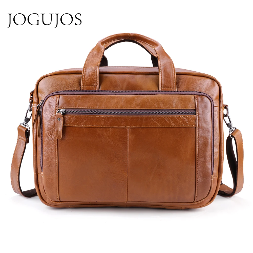 JOGUJOS кожаная дорожная сумка сумки через плечо для мужчин натуральная кожа