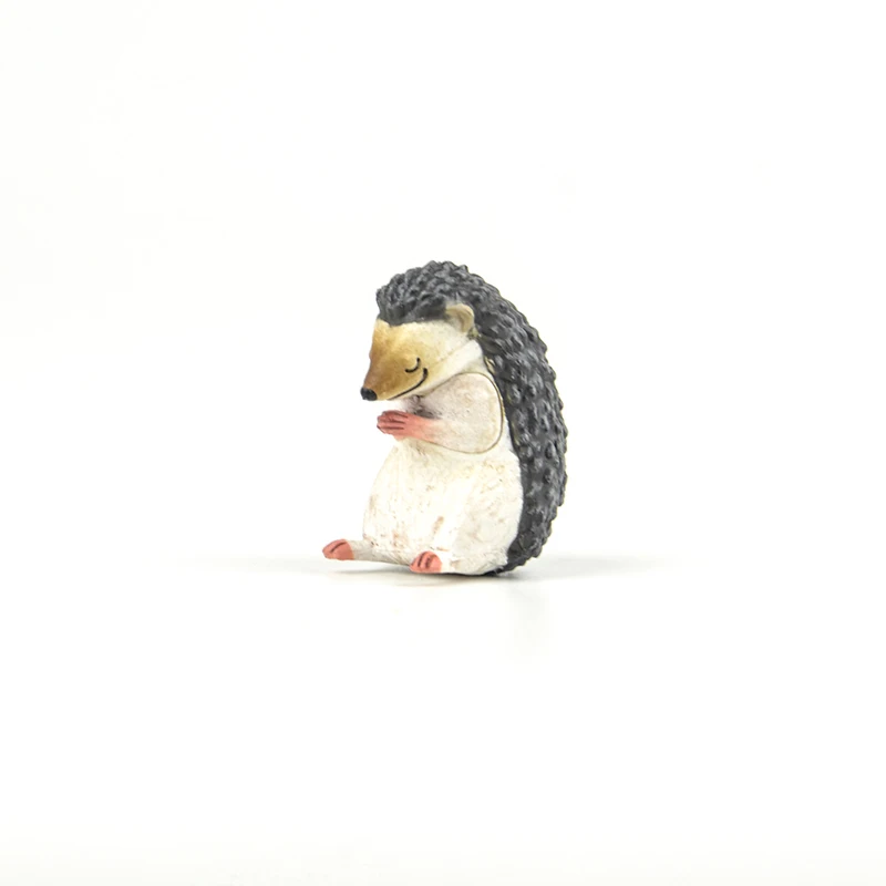 hedgehog Японский капсула игрушка забавные животные вырезать Косплей shiba «Лисья Секретная служба»(Inu японский миткаль Кот выдра пингвина белого кита гассе для молитвы Gashapon фигурка - Цвет: hedgehog