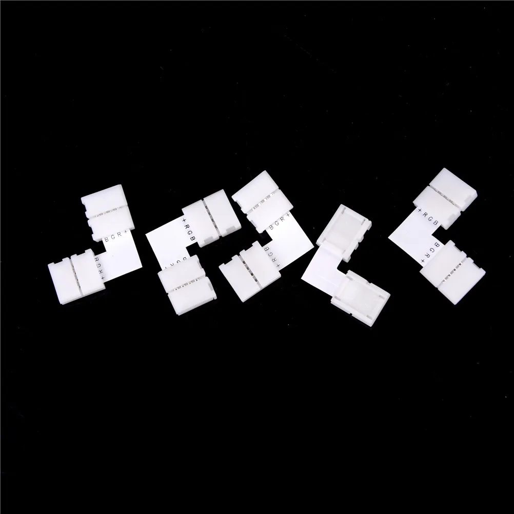 5 шт. L-образные Угловые коннекторы для светодиодной ленты 12 В 5050 10 мм |