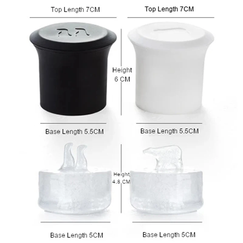 3D силиконовые формы для льда легкая форма кубиков уникальный дизайн в форме