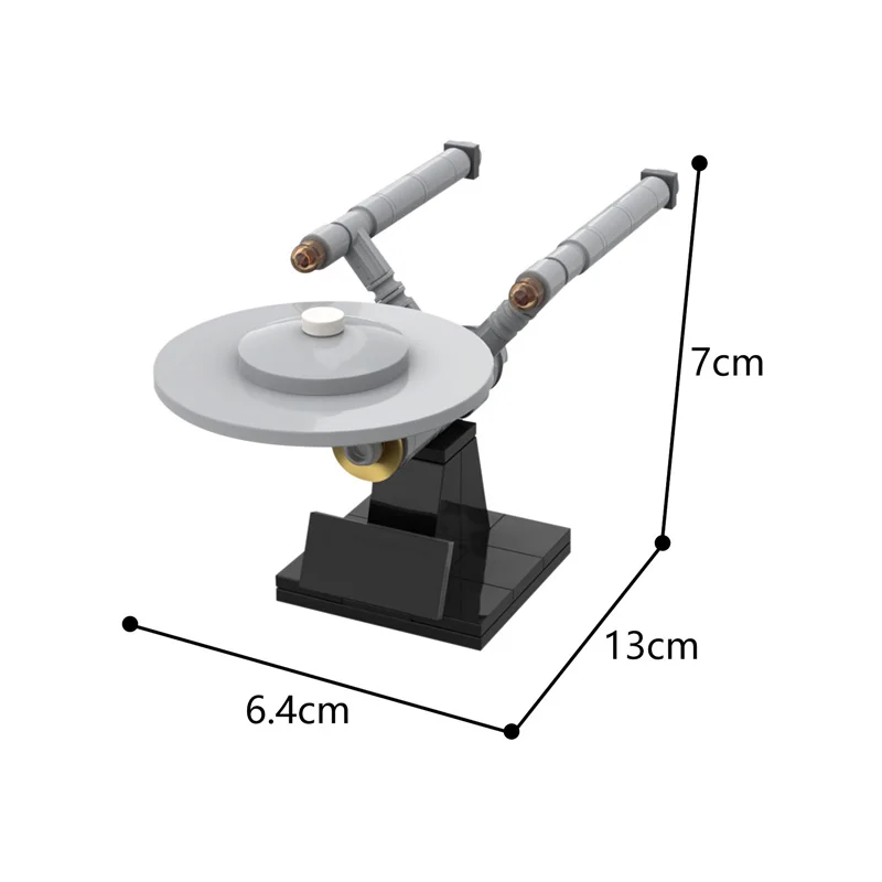 

MOC Star Spaces Series Plan USS Enterprise NCC-1701 Building Blocks Bricks Model Assembly Education Toys For Children Gifts