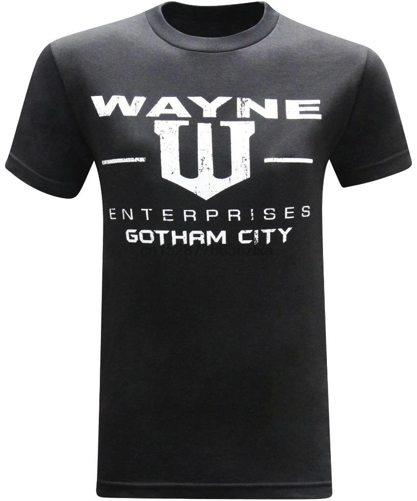 Футболки Geek Wayne industries Gotham City t-shirt Da Uomo | Мужская одежда